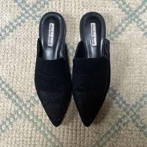 Charles David Suede Slides